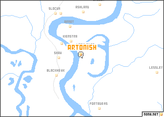 map of Artonish