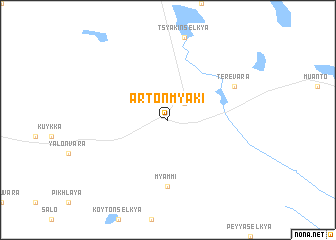 map of Artonmyaki