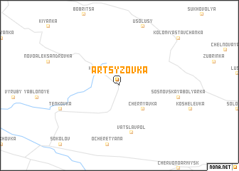 map of Artsyzovka
