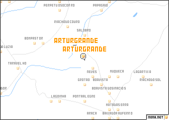 map of Artur Grande