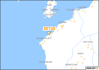 map of Artur