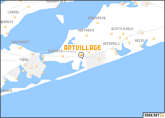 map of Art Village