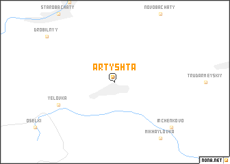 map of Artyshta