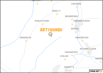 map of Artyukhov