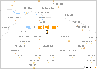 map of Artyukovo