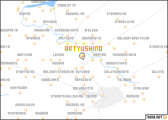 map of Artyushino