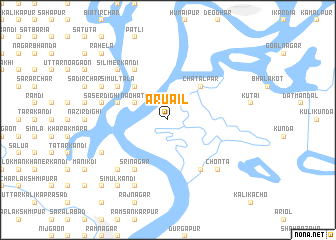 map of Āruāil