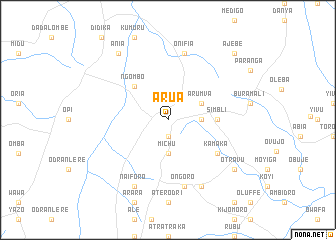 map of Arua