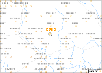 map of Ārua