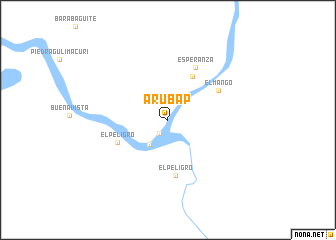 map of Arubap