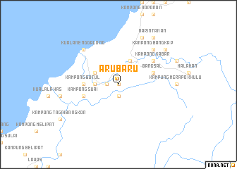 map of Aru Baru