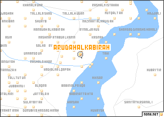 map of ‘Arūḑah al Kabīrah