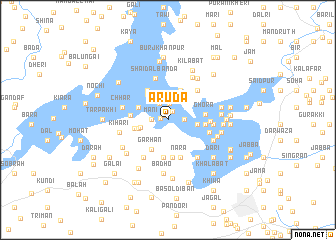 map of Aruda