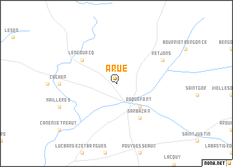 map of Arue