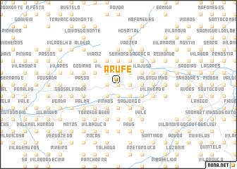 map of Arufe