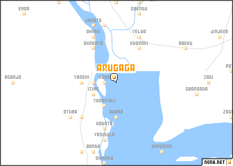 map of Arugaga