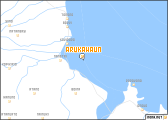 map of Arukawaun