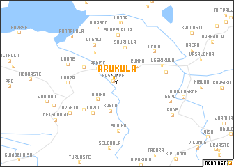 map of Aruküla