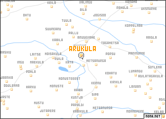 map of Aruküla