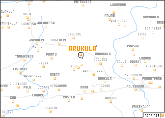 map of Aruküla