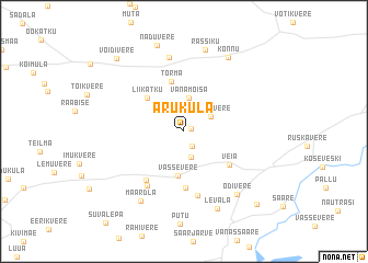 map of Aruküla