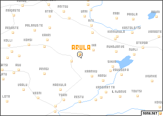 map of Arula