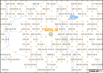 map of Arulia