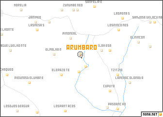 map of Arúmbaro