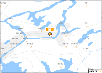 map of Årum