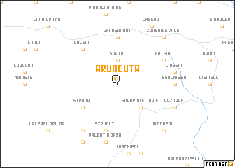 map of Aruncuta