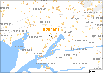 map of Arundel