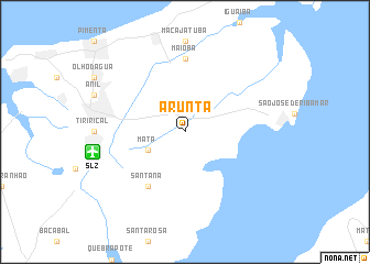 map of Arunta