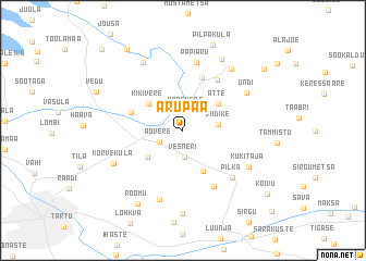 map of Arupää