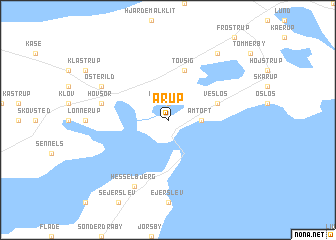 map of Arup