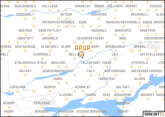 map of Arup