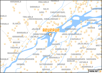 map of Arūrpur