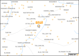 map of ‘Arūr