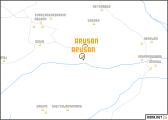 map of ‘Arūsān