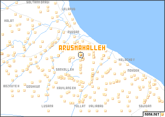 map of ‘Arūs Maḩalleh