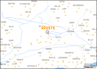map of Aruste