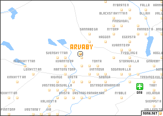 map of Arvaby