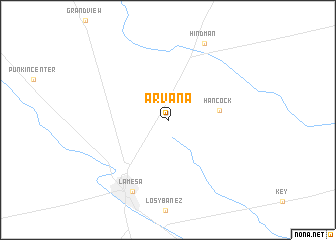 map of Arvana