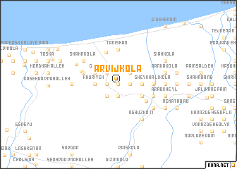 map of Ārvījkolā