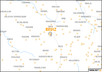 map of Ārvīz