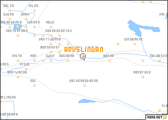 map of Arvslindan