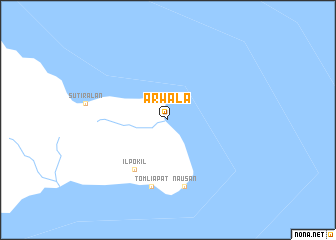 map of Arwala