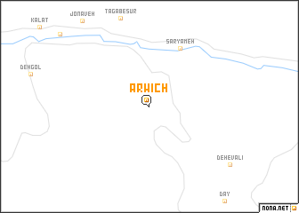 map of Arwīch