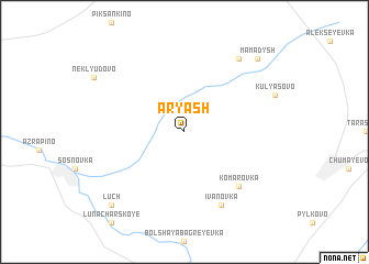 map of Aryash