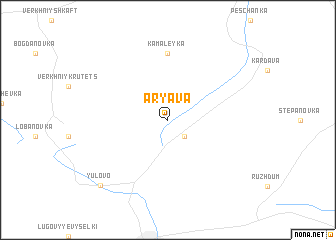 map of Aryava