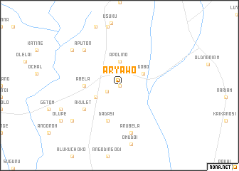 map of Aryawo